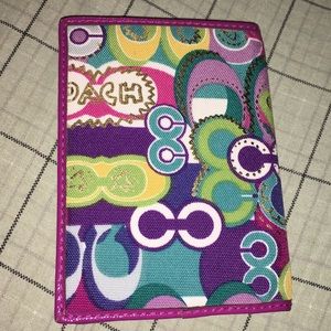 Authentic Coach Passport Case